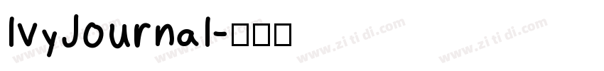 lvyJournal字体转换