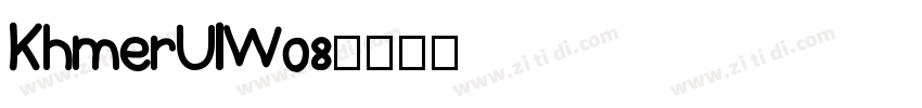 KhmerUIW08字体转换