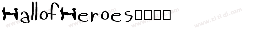 HallofHeroes字体转换