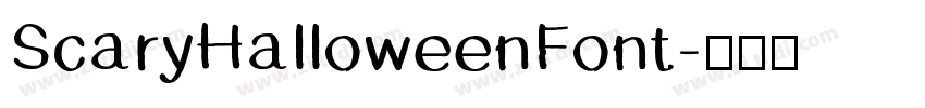ScaryHalloweenFont字体转换