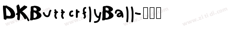 DKButterflyBall字体转换