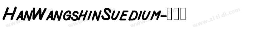 HanWangshinSuedium字体转换