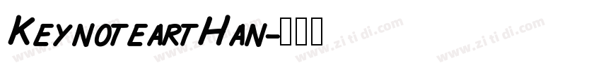 KeynoteartHan字体转换