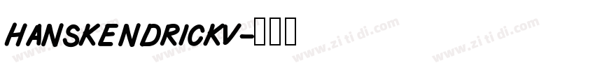 hanskendrickv字体转换