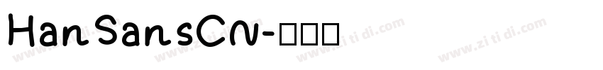 HanSansCN字体转换