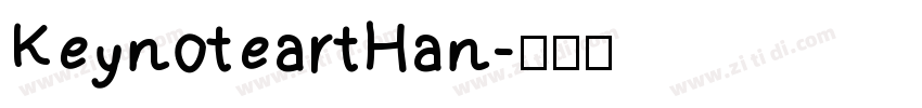 KeynoteartHan字体转换