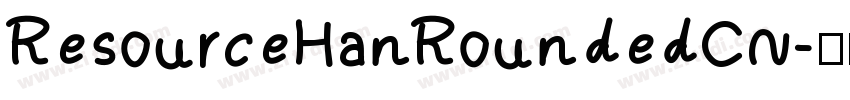 ResourceHanRoundedCN字体转换