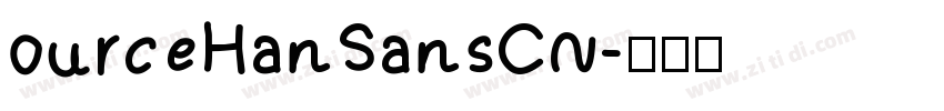 ourceHanSansCN字体转换