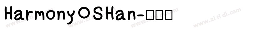 HarmonyOSHan字体转换