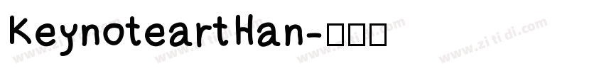 KeynoteartHan字体转换