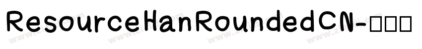 ResourceHanRoundedCN字体转换