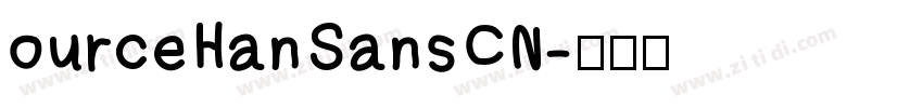 ourceHanSansCN字体转换