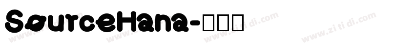 SourceHana字体转换