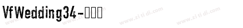 VfWedding34字体转换