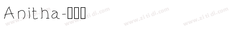Anitha字体转换