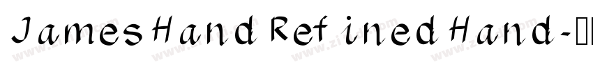 JamesHandRefinedHand字体转换