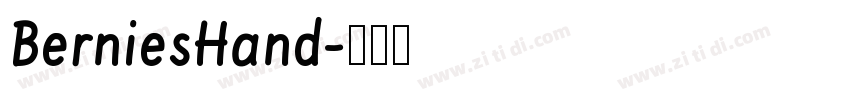 BerniesHand字体转换
