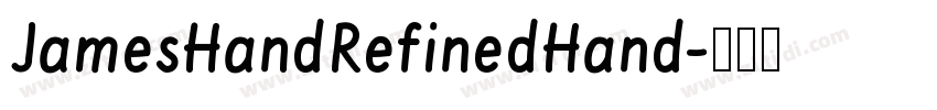 JamesHandRefinedHand字体转换
