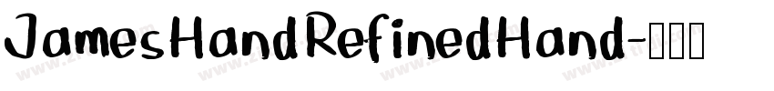 JamesHandRefinedHand字体转换