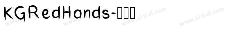 KGRedHands字体转换