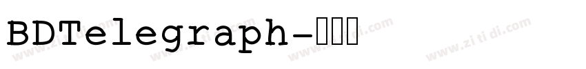 BDTelegraph字体转换