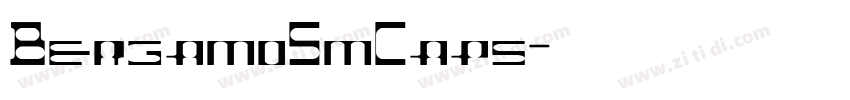 BergamoSmCaps字体转换