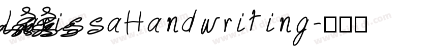 LarissaHandwriting字体转换