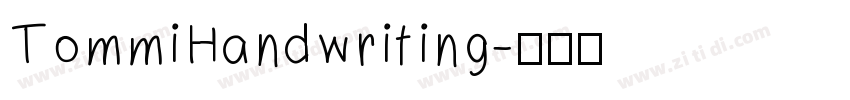 TommiHandwriting字体转换