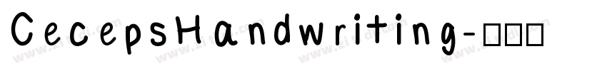 CecepsHandwriting字体转换