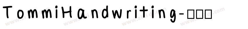 TommiHandwriting字体转换