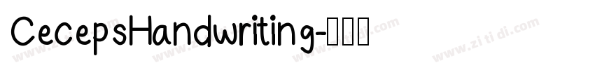 CecepsHandwriting字体转换