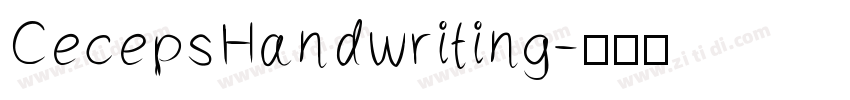 CecepsHandwriting字体转换