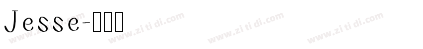 Jesse字体转换