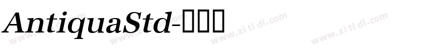 AntiquaStd字体转换