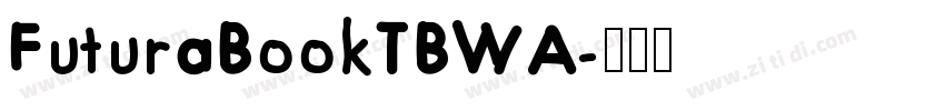 FuturaBookTBWA字体转换