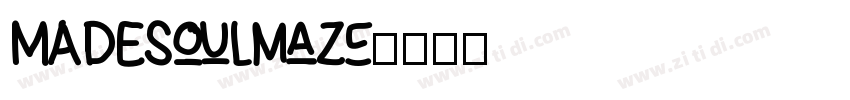 MADESoulmaze字体转换