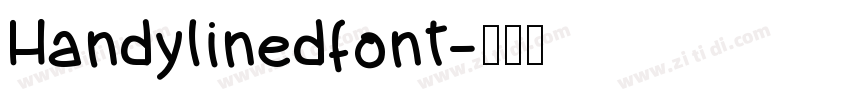 Handylinedfont字体转换