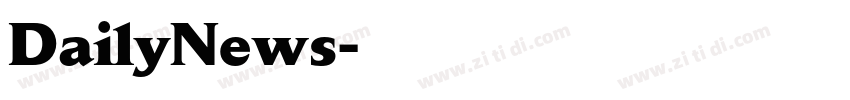 DailyNews字体转换