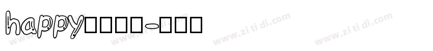 happy自从哦了字体转换
