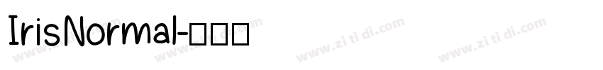 IrisNormal字体转换