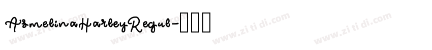 AsmelinaHarleyRegul字体转换