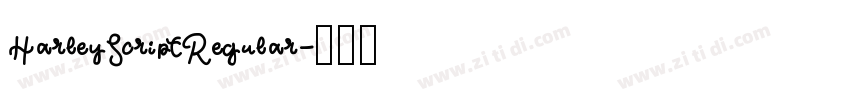 HarleyScriptRegular字体转换