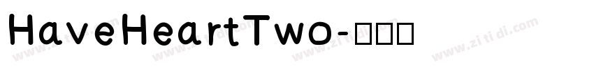 HaveHeartTwo字体转换