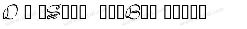 DaisySignatureBrush字体转换