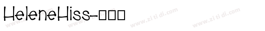 HeleneHiss字体转换