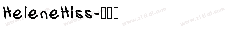 HeleneHiss字体转换