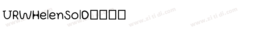 URWHelenSolD字体转换