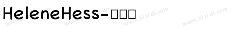 HeleneHess字体转换