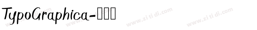 TypoGraphica字体转换
