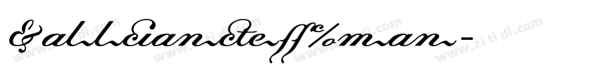 DallianceRoman字体转换